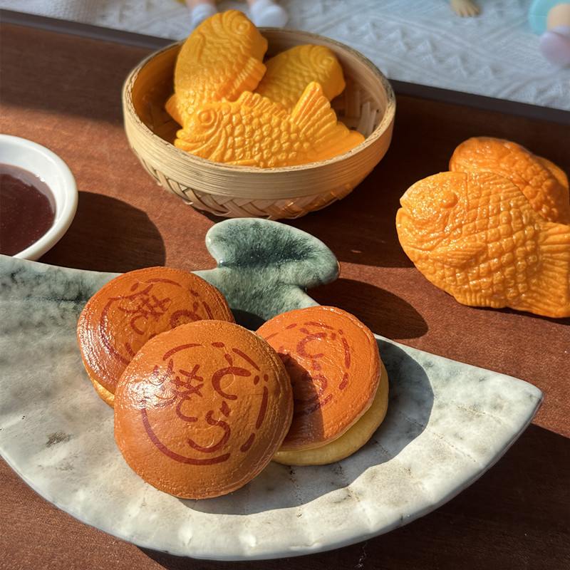 Japanese Food Lifestyle - ドールハウス装飾アクセサリーシミュレーション和風スナッパー焼きスナック食品モデルかわいい装飾家具撮影小道具