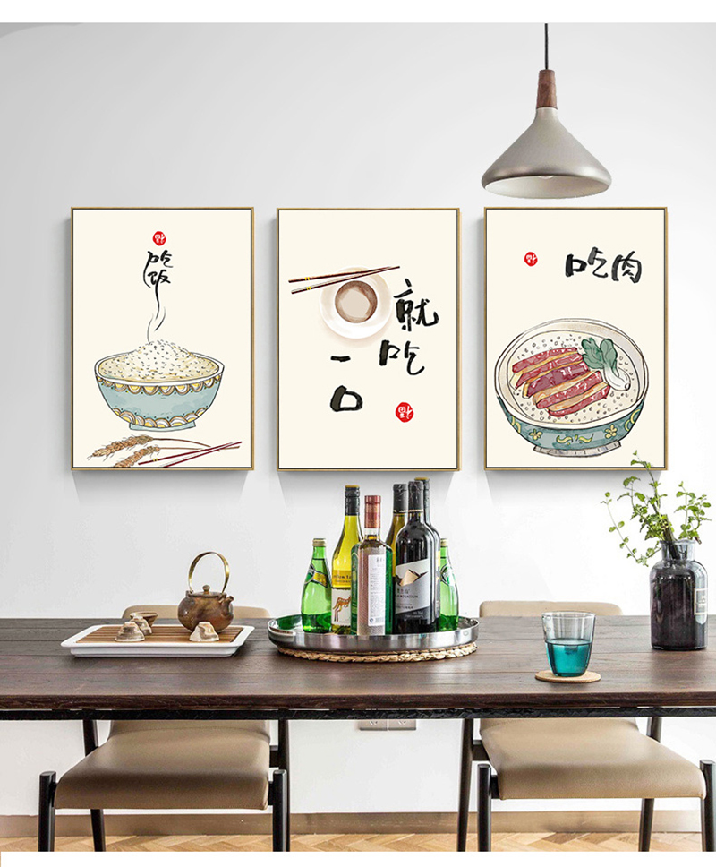中国和風食品猫引用ポスタープリント東洋キッチン壁アート写真ホ - Japanese Food Lifestyle のレビューと価格